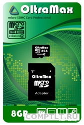 Карта памяти MicroSD 8Gb Oltramax Class4