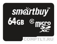 Карта памяти MicroSD 64Gb SMART BUY class 10