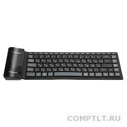 Клавиатура беспроводная BT CROWN CMK-6001 Black силиконовая питание 2AAA,