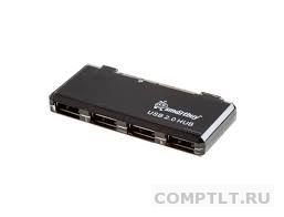 Концентратор USB HUB Smart Buy 6110 черный 4 порта, USB 2.0