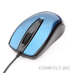 Мышь Gembird MOP-405-B Blue USB, 1000DPI, бесшумный клик