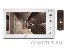 Комплект видеодомофона FX-VD7N-KIT ЯНТАРЬ 7 КОМПЛЕКТ Белый Дисплей 7 mSD до 32GB