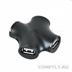 Концентратор USB HUB CBR CH-100 Black 4 порта, USB 2.0