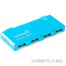 Концентратор USB HUB Smart Buy 6110 синий 4 порта, USB 2.0