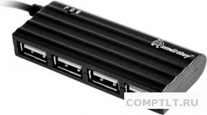 Концентратор USB HUB Smart Buy 6810 черный 4 порта, USB 2.0