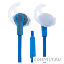 Наушники Perfeo PF-SPT спортивные c микрофоном синие