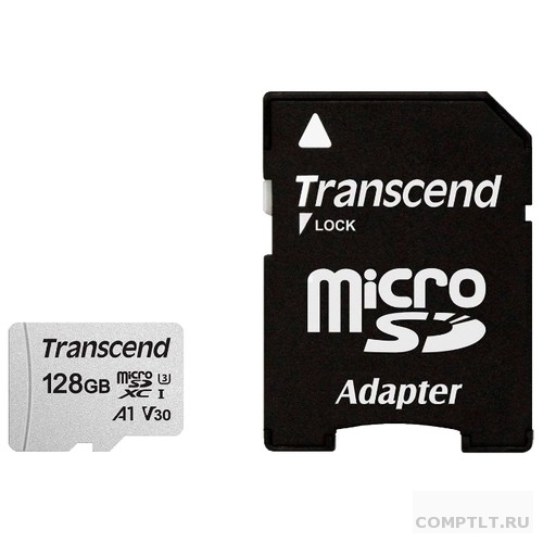 Карта памяти MicroSD 128Gb Transcend U3 4K V30 95/45