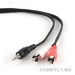 Кабель аудио джек3.5 / 2xRCA, 1.2м