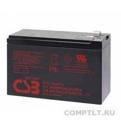 Батарея аккумуляторная 12V 9Ah CSB UPS12460