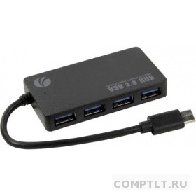 Концентратор USB HUB Type-C - 4USB3.0 VCOM DH302C