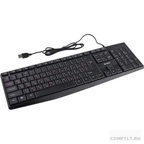 Клавиатура SVEN KB-S305 чёрная 105 кл.12Fn