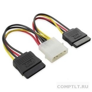 Кабель питания 2xSerial ATA - Molex, 15 см. BXP-SATA-PSY-15CM