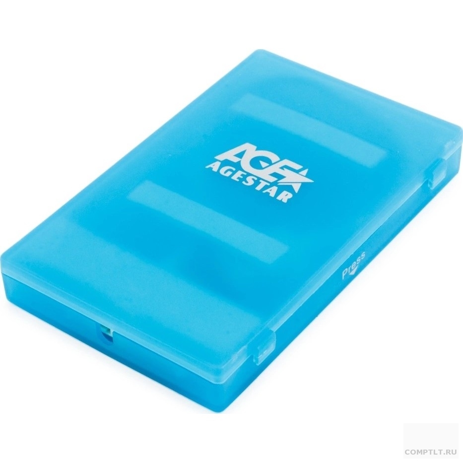 Корпус для жёсткого а 2.5" AgeStar SUBCP1 blue USB2.0