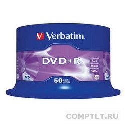 DVDR Verbatim 4.7Gb 16-х, 1шт OEM