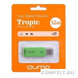Накопитель Flash USB 32Gb QUMO Tropic Green