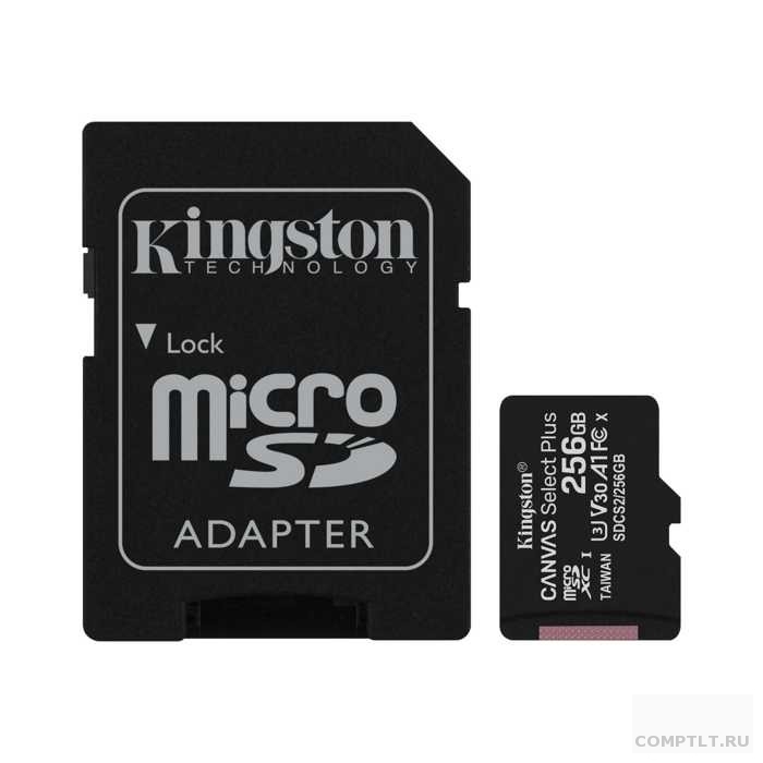 Карта памяти MicroSD 256Gb Kingston Class 10 UHS-I