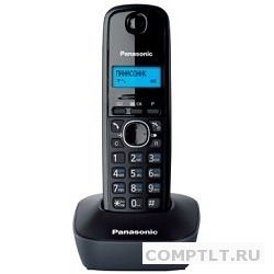 Телефон Panasonic KX-TG1611RUH серый АОН, Caller ID,12 мелодий звонка,подсветка,поиск трубки