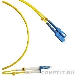 Патч-корд волоконно-оптический шнур Hyperline FC-9-LC-SC-UPC-5M SM 9/125 OS2, LC/UPC-SC/UPC, dup