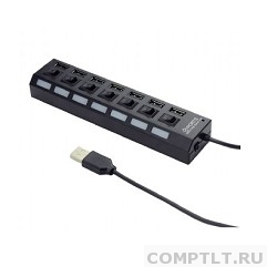 Концентратор USB HUB Gembird UHB-U2P7-02 с БП