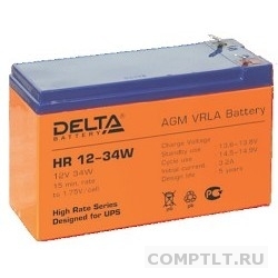Батарея аккумуляторная 12V 9Ah Delta HR 12-34W