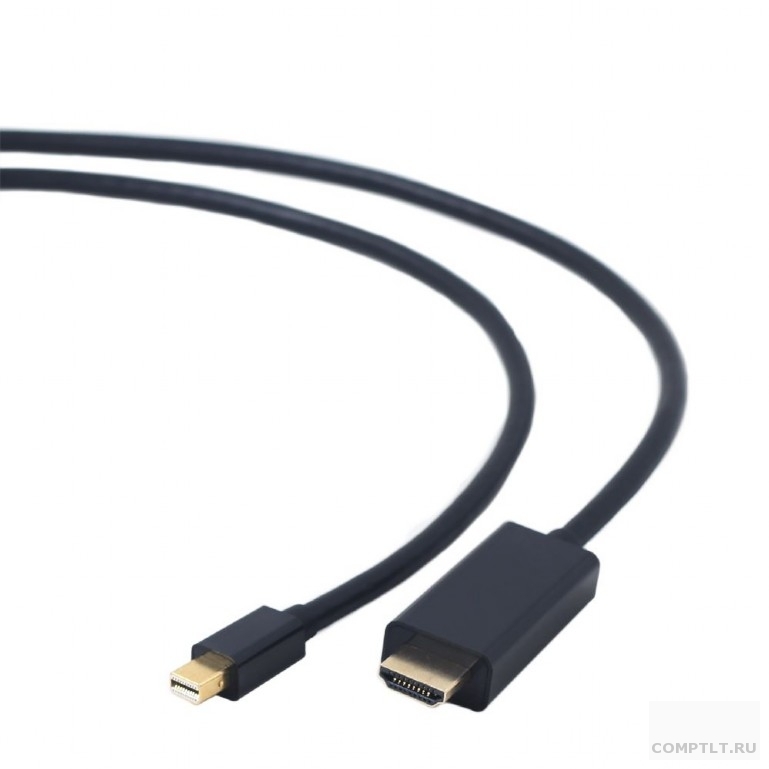 Кабель DisplayPort mini-HDMI, 20M/19M, экран, 1,8м, черный Bion BXP-CC-mDP-HDMI-018