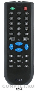 ПДУ для HORIZONT RC - 4 TV