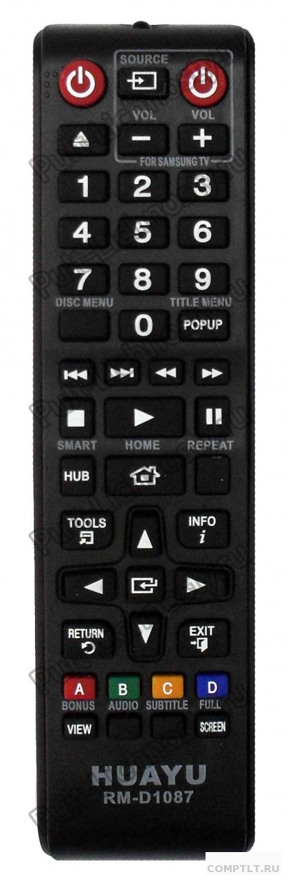 ПДУ RM - D1087 для SAMSUNG BD, HT, TV