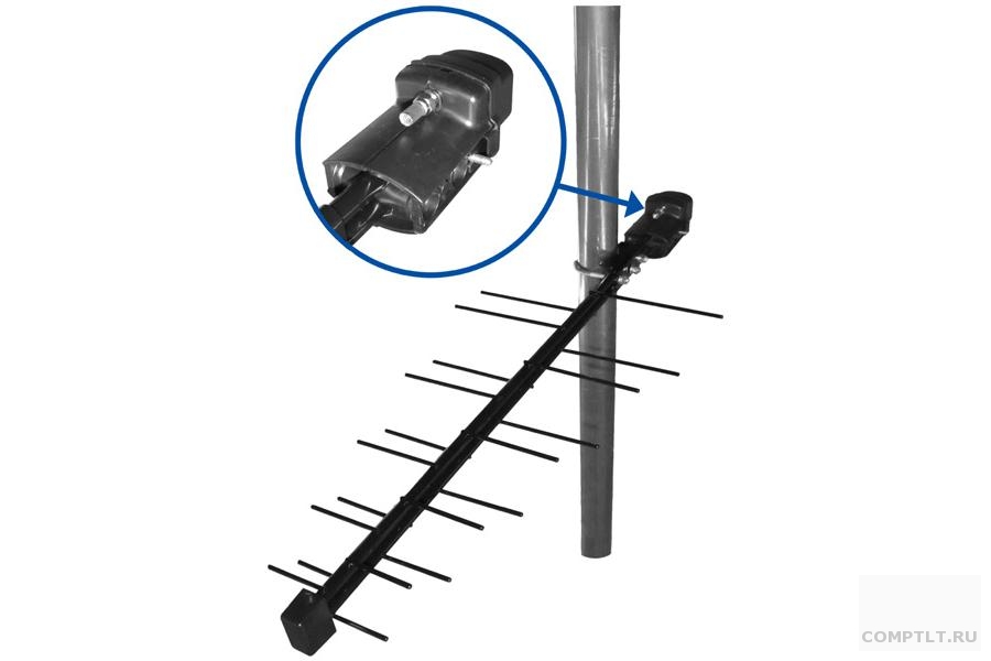 Антенна уличная ДЕЛЬТА Н111А.02 с усилителем 12V