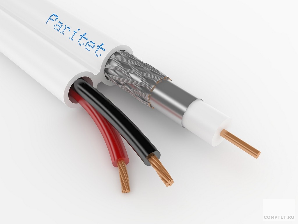 Кабель видеонаблюдения ККСВ-2э 2x0,50 Паритет