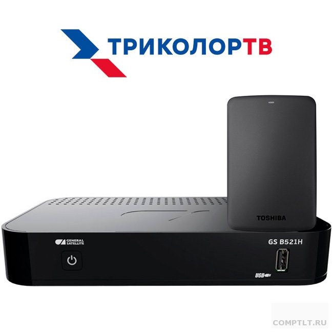 Спутниковый ресивер ТРИКОЛОР ТВ GS B521H абон. пл.1500р. год, HDD 500Gb