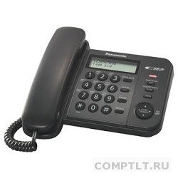 Panasonic KX-TS2356RUB черный АОН,Caller ID,ЖКД,блокировка набора,выключение микрофона