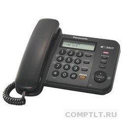 Panasonic KX-TS2358RUB черный АОН,Caller ID,ЖКД,блокировка набора,выключение микрофона,кнопка "пауза"