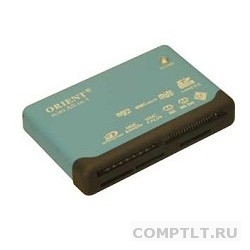 USB 2.0 Card Reader Mini ORIENT All in 1 Black CR-02BR