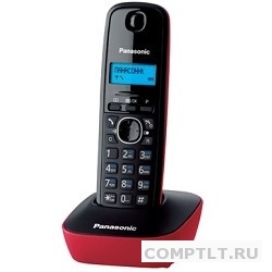 Panasonic KX-TG1611RUR красный АОН, Caller ID,12 мелодий звонка,подсветка дисплея,поиск трубки