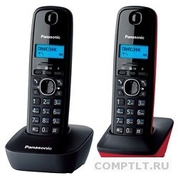 Panasonic KX-TG1612RU3 Доп трубка в комплекте,АОН, Caller ID,12 мелодий звонка,поиск трубки