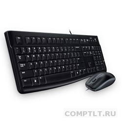 920-002561 Logitech Клавиатура  мышь Desktop MK120 USB оригинальная заводская гравировка RU/LAT
