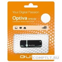 USB 2.0 QUMO 8GB Optiva 02 Black QM8GUD-OP2-black
