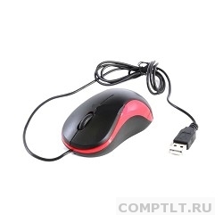 Oklick 115S for Notebooks Black/Red Optical 1000DPI USB 711637