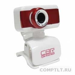 CBR Веб-камера CW-832M Red, универс. крепление, 4 линзы, 1,3 МП, эффекты, микрофон