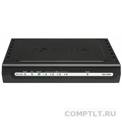 D-Link DSL-2540U/BA/T1D ADSL/ADSL2/2 Annex A Router, 1 RJ-11 port, LAN 4 RJ-45 10/100BASE-TX Fast Ethernet port with auto-MDI/MDIX