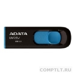 A-DATA Flash Drive 16Gb UV128 AUV128-16G-RBE USB3.0, Black-Blue