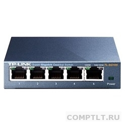 TP-Link TL-SG105 Настольный коммутатор с 5 портами 10/100/1000 Мбит/с