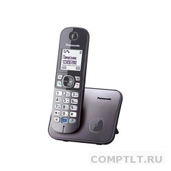 Panasonic KX-TG6811RUM серебристый Беспроводной DECT,40 мелодий,телефонный справочник 120 зап.