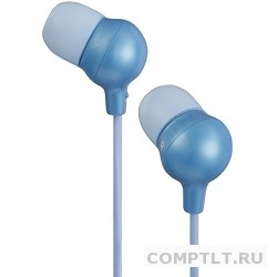 JVC Marshmallow HA-FX30-A синий Наушники-вкладышиб вкладки из пеноматериала