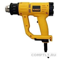 DeWalt D 26414 Пистолет горячего воздуха D 26414 2000Вт,650л/м,50-600грС,0.85кг,кор,2насадки,LED дисплей