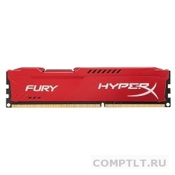 Kingston DDR3 DIMM 4GB PC3-15000 1866MHz HX318C10FR/4 HyperX Fury Red Series CL10
