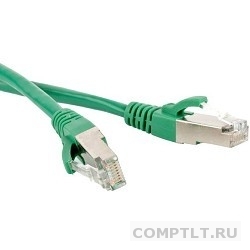 Hyperline PC-LPM-STP-RJ45-RJ45-C6-1M-LSZH-GN Патч-корд F/UTP, экранированный, Cat.6, LSZH, 1 м, зеленый