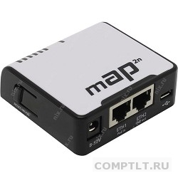 MikroTik RBmAP2nD Беспроводной маршрутизатор mAP WiFi  2 порта LAN 100Мбит/сек