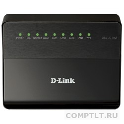 D-Link DSL-2740U/RA/V2A Беспроводной маршрутизатор ADSL2 с поддержкой Ethernet WAN