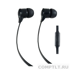 Perfeo наушники внутриканальные c микрофоном HANDY черные PF-HND-BLK